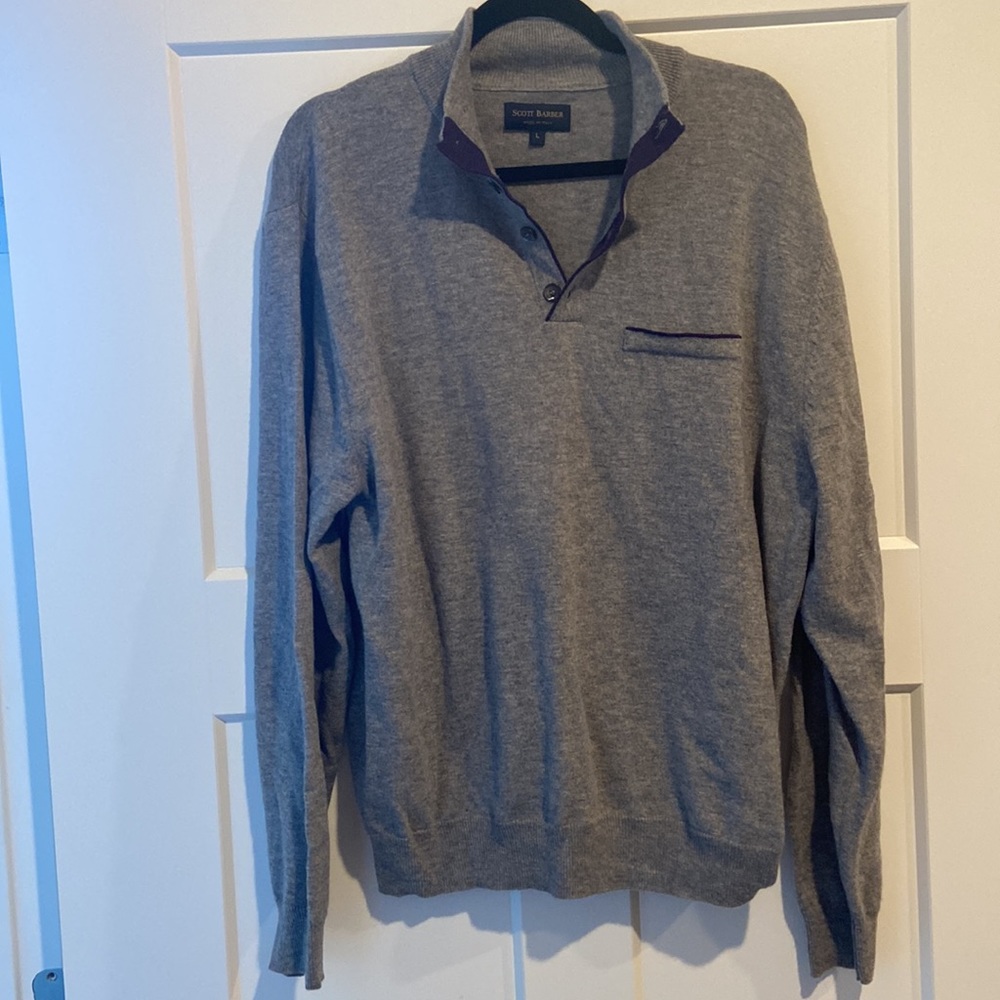 Scott Barber made in Italy 100% Marinos wool excellent condition mens large